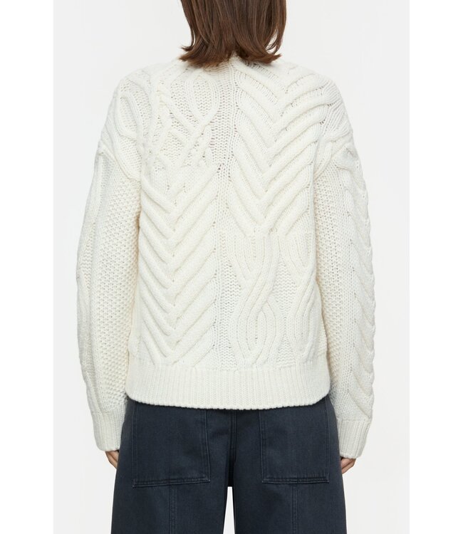 Closed Crew zip cardigan ivory