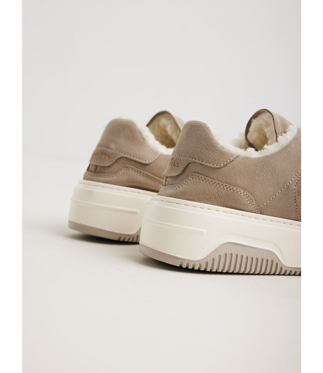 Nubikk Basket Court Fur Suede Taupe
