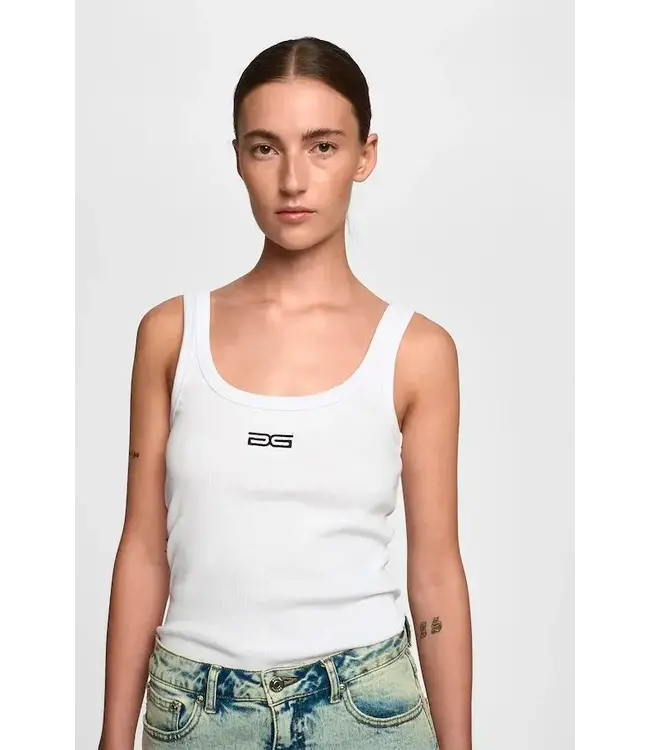 Gestuz Drew sl logo top White