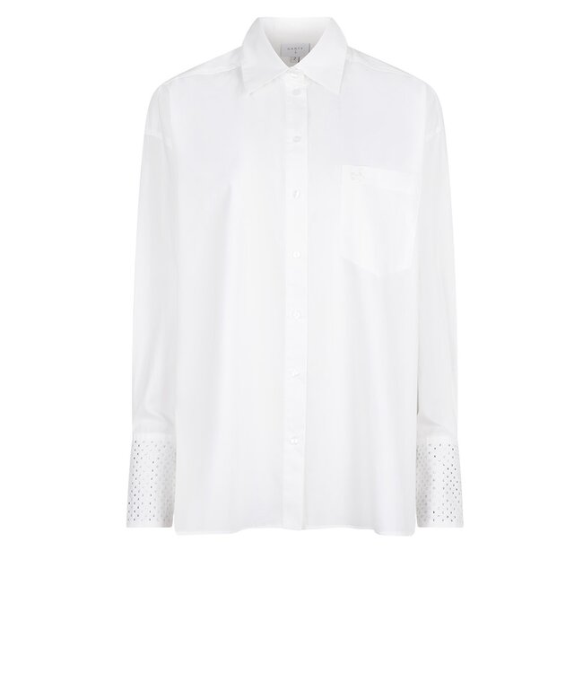 Dante 6 Butler Rhinestone Shirt Milk White