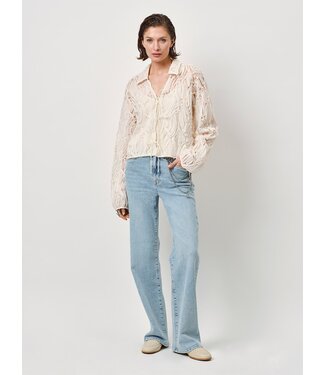 Dante 6 Jace Ribbon Lace Blouse Ecru