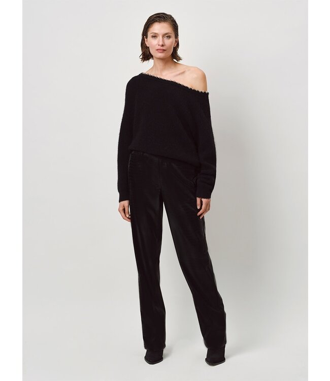 Dante 6 Tazzo Embellished Sweater Raven