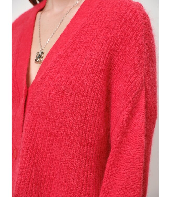 Dante 6 Utah Cropped Cardigan Bright Red