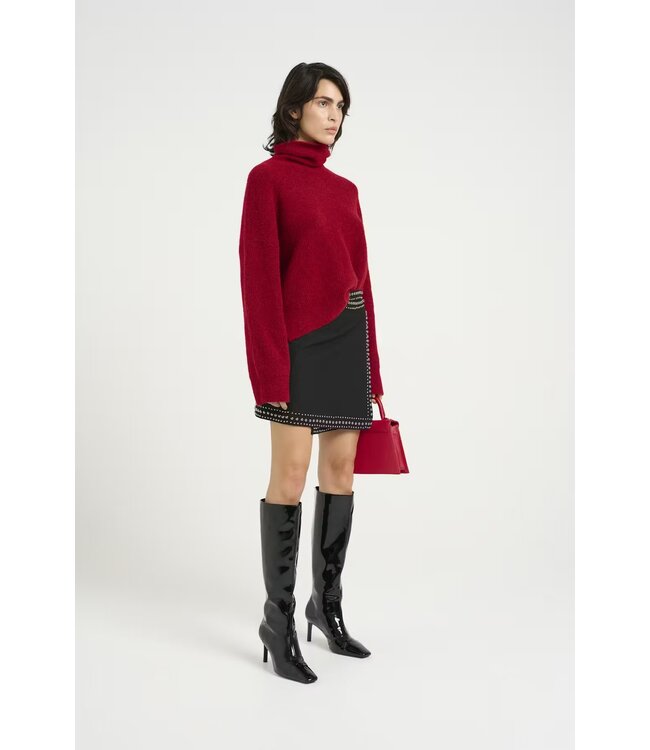 Gestuz Alpha rollneck Haute Red Melange