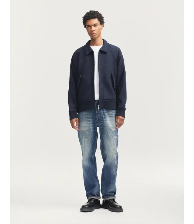 Denham Lennon wool jacket navy blazer