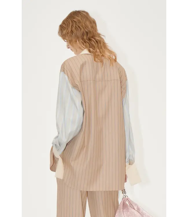 Stine Goya Classic Oversize Shirt Multi Stripes