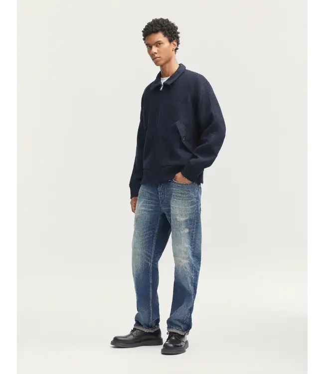 Denham Lennon wool jacket navy blazer