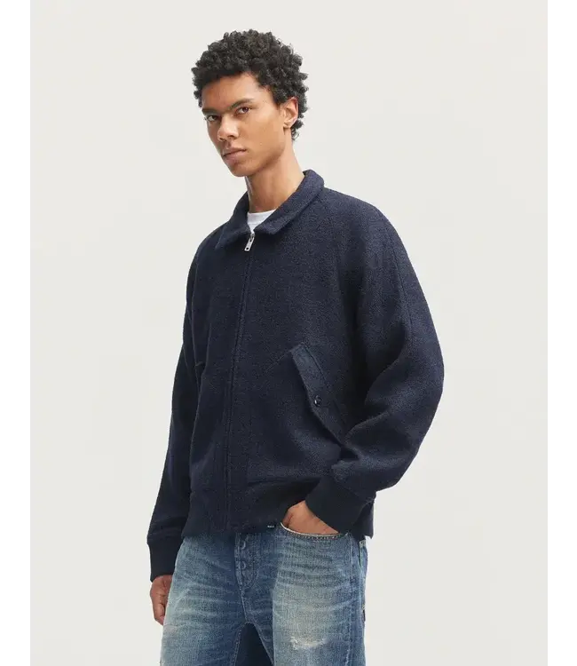 Denham Lennon wool jacket navy blazer