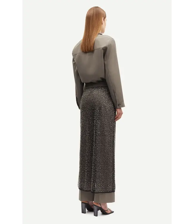 Samsøe Samsøe Saagneta long glitter black