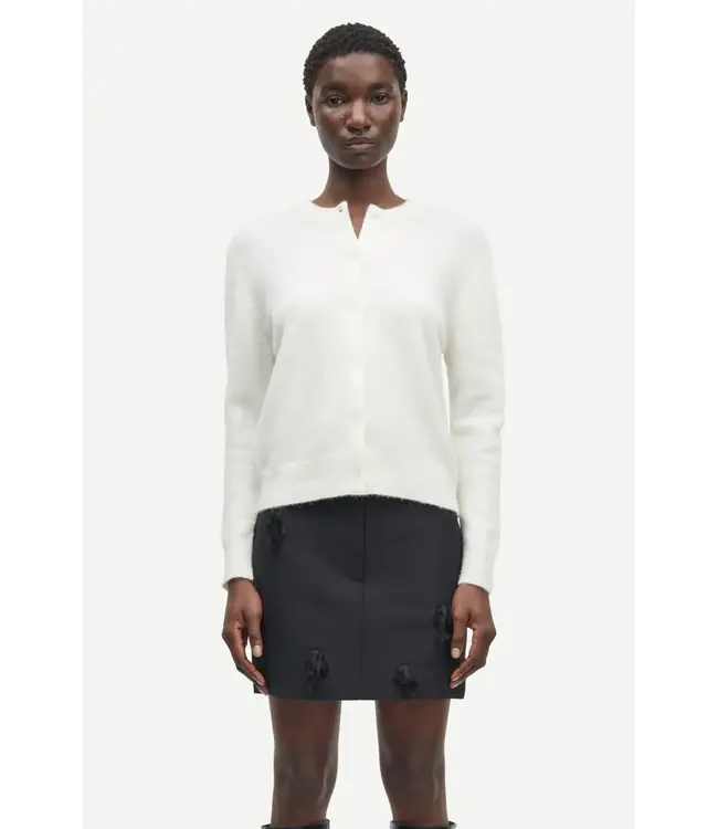 Samsøe Samsøe Nor short cardigan  Clear Cream