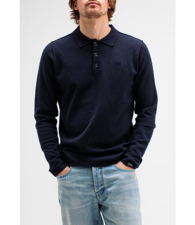 Butcher of Blue Lt Clifden Polo L/S Alaska Blue
