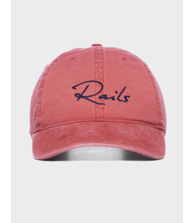 Rails Baseball Cap Washed Red
