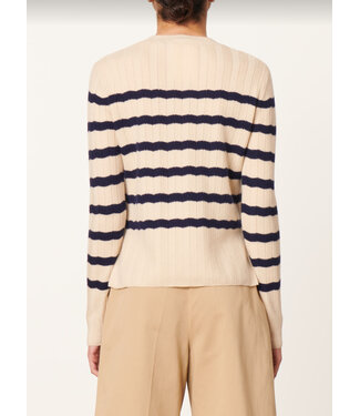 Vanessa Bruno Estelle Pull Ecru/Marine