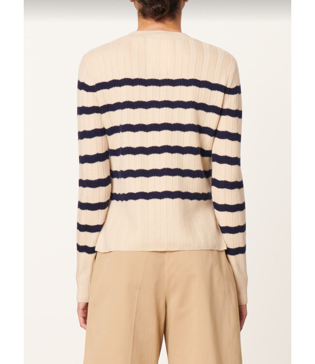 Vanessa Bruno Estelle Pull Ecru/Marine