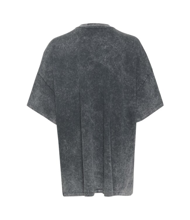 Gestuz Jio Oversized Tee Dark Grey Washed