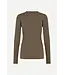Samsøe Samsøe Alexa basic longsleeve  crododile