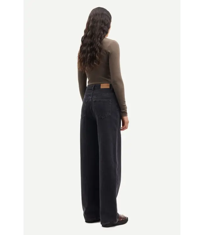 Samsøe Samsøe Alexa basic longsleeve  crododile