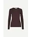 Samsøe Samsøe Alexa basic longsleeve  mole