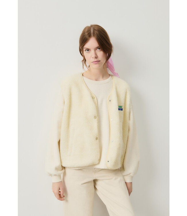 American Vintage Veste Femme Gilet Hoktown Ecru