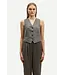 Samsøe Samsøe Saramona gilet grey melange