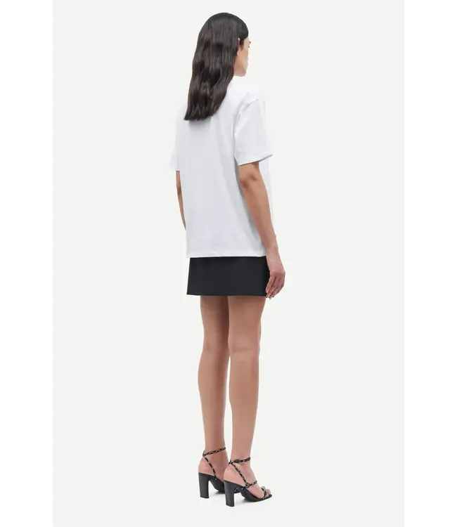 Samsøe Samsøe Saeira T-shirt Blurred Tulip White