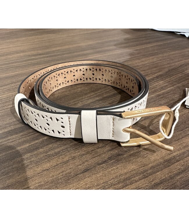 Vanessa Bruno Ceinture 25mm Ivoire