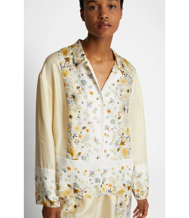 Munthe Faiza Silk Blouse Creme