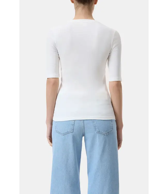 Closed Crewneck Shortsleeve Ivory