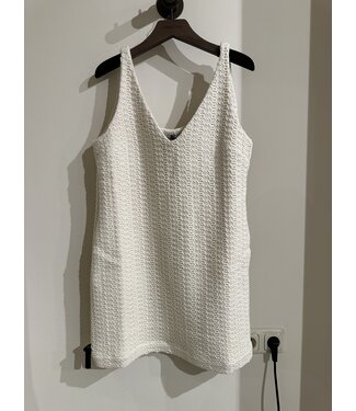 CHPTR-S Ava Short Dress Ecru