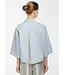 Studio AR Xia Poplin Blouse Soft Blue