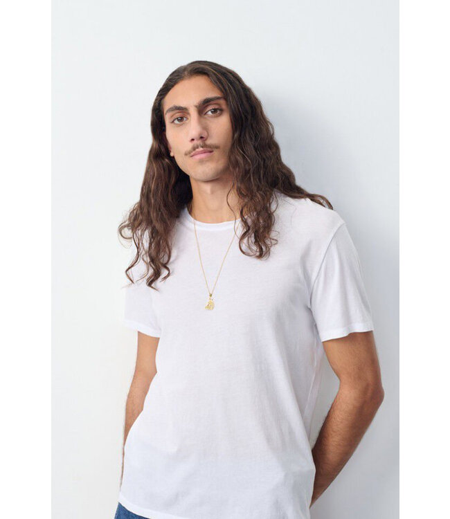 American Vintage T-shirt Decatur Homme White