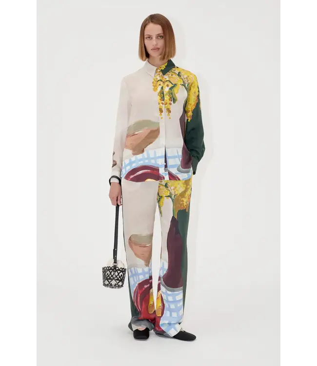Stine Goya Long Pants Lemons on a plate