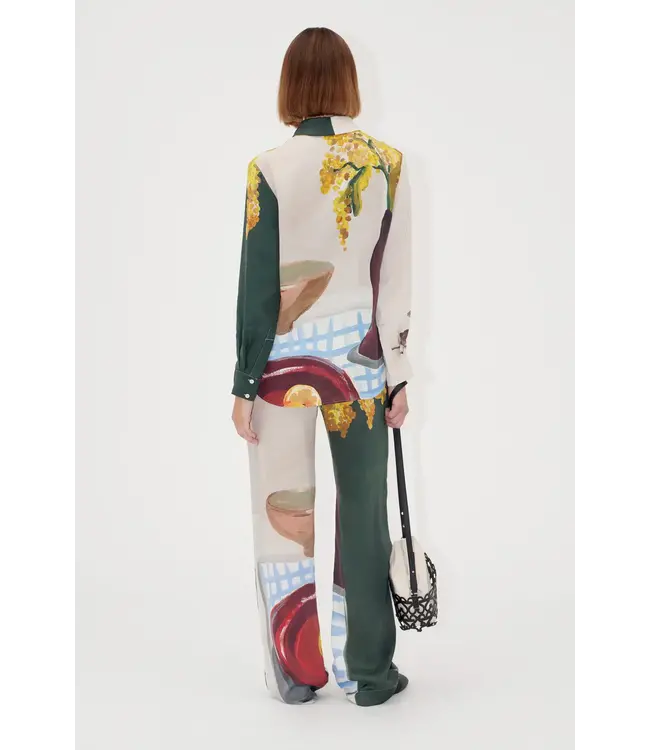 Stine Goya Long Pants Lemons on a plate