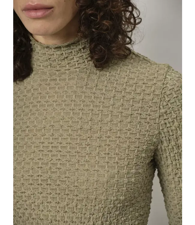 Dante 6 Zane structured layering top Swamp Green