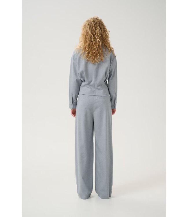 Gestuz Paulia Wide Pants Greyblue Melange