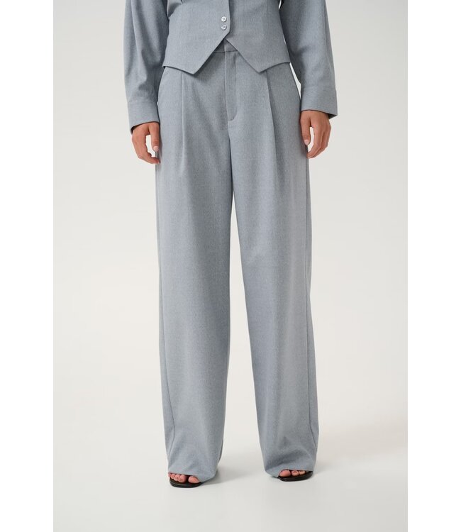 Gestuz Paulia Wide Pants Greyblue Melange