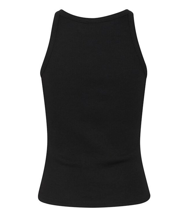 Gestuz Drew Rhinestone Logo Tank Black