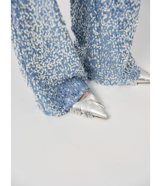 Dante 6 Cinque Fringe Slingbacks Sunset Silver