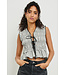 Rails Martine Top Ivory Jet Gingham