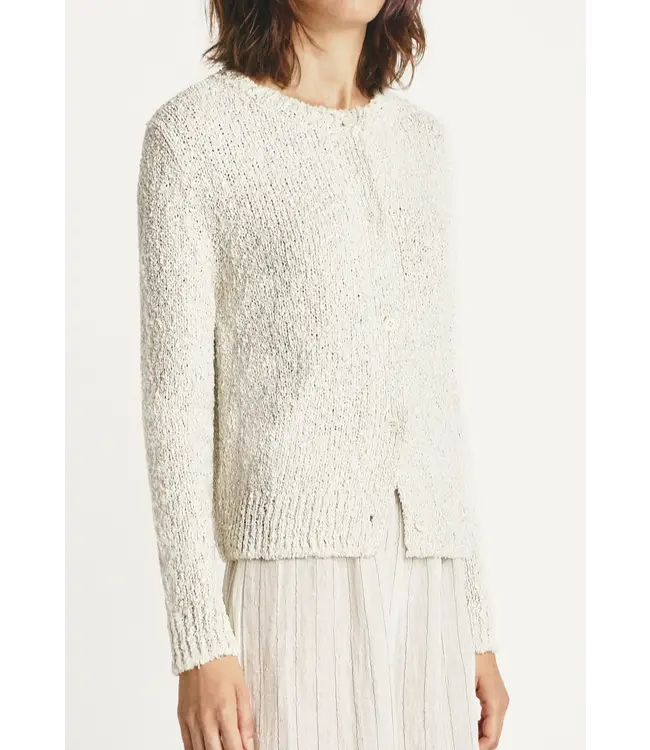 Masscob Murta Cardigan Silver White