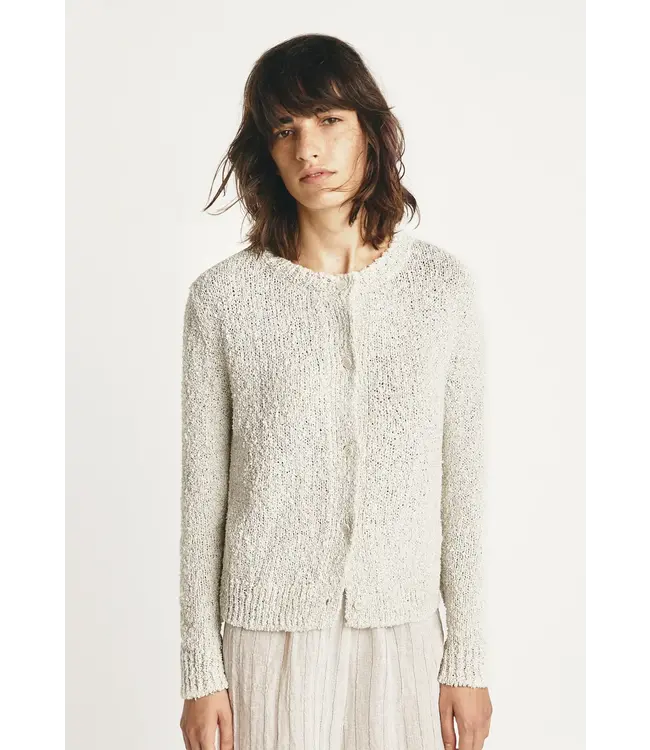 Masscob Murta Cardigan Silver White
