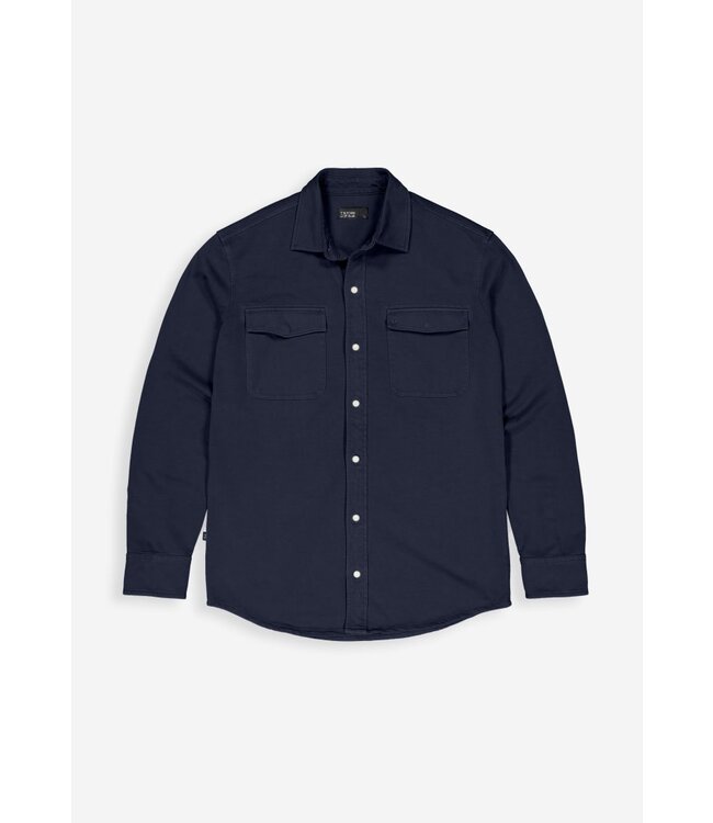 Butcher of Blue Finn Pocket Jersey Overshirt Alaska Blue