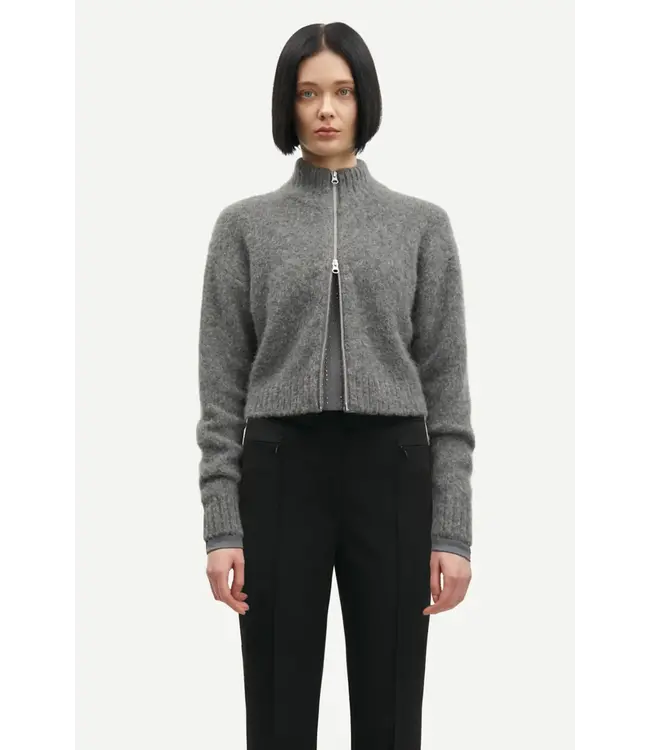 Samsøe Samsøe Sajeanne Cardigan  Iron Gate