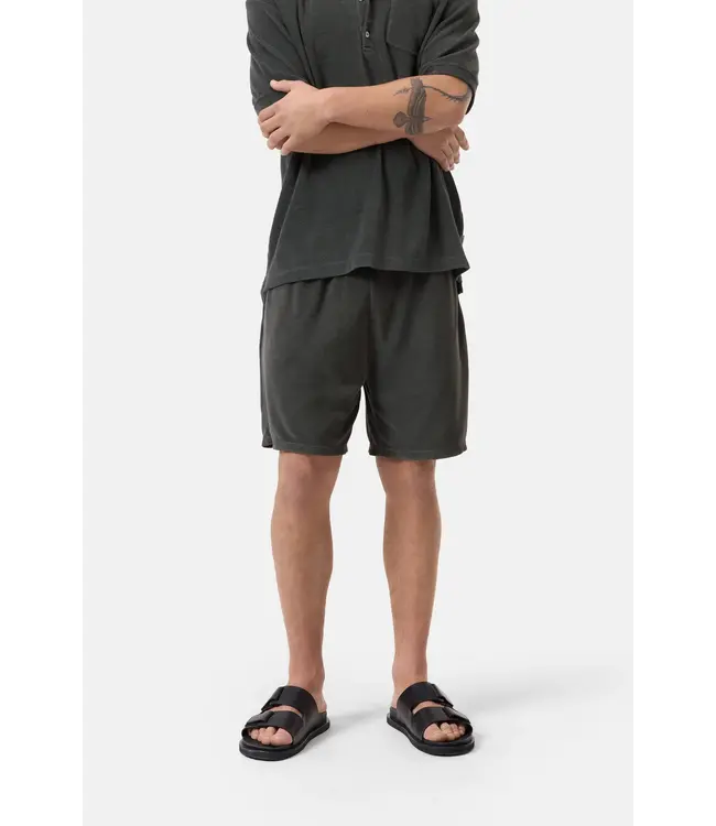 Closed Shorts Towelling Cotton Pepper Grey