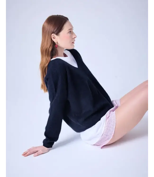 Absolut Cashmere Soeli fluffy Navy