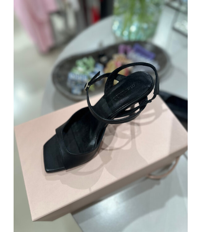 March 23 Jada Black Leather Heels