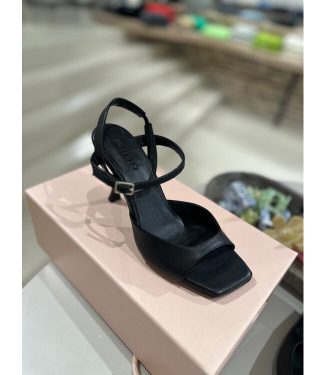 March 23 Jada Black Leather Heels
