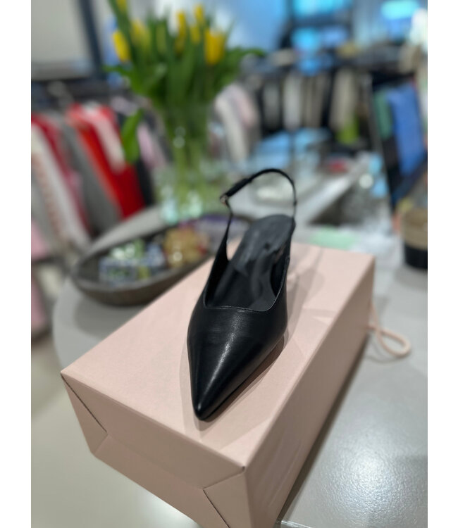 March 23 Joey Black Leather Slingbacks
