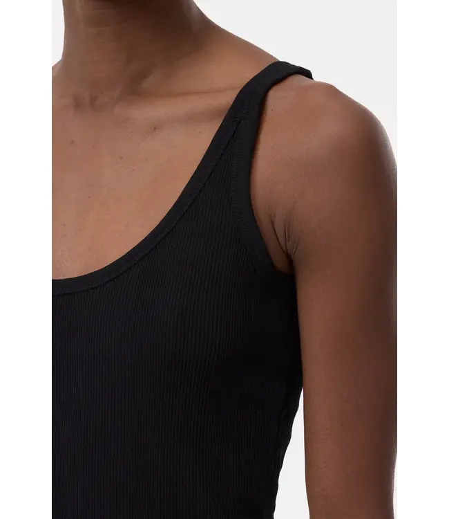 Closed Strap Top Black