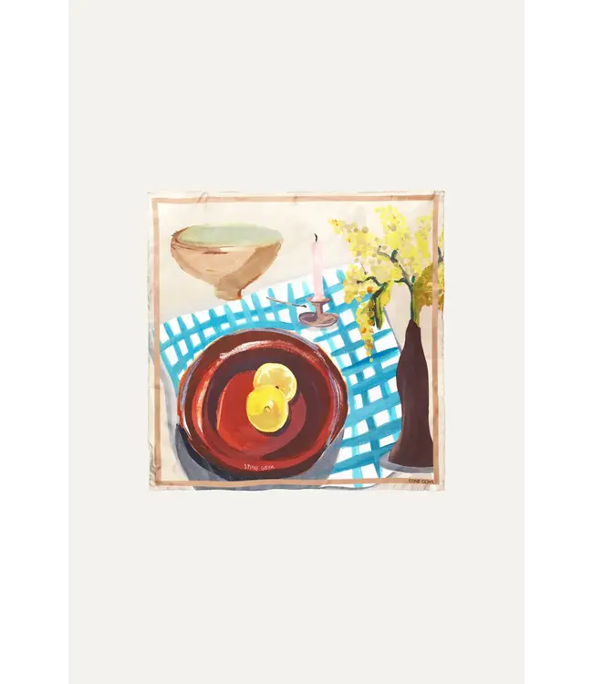 Stine Goya Copy of Small Scarf Aquarelle Garden